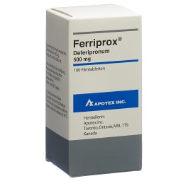 FERRIPROX cpr pell 500 mg bte 100 pce