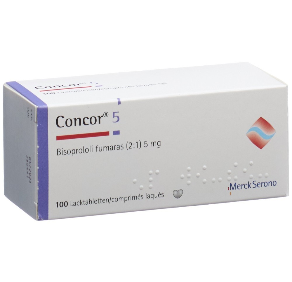 CONCOR cpr pell 5 mg 100 pce