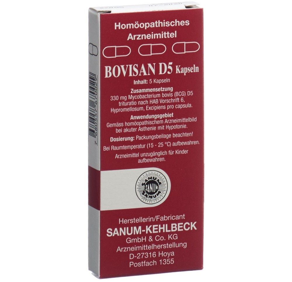BOVISAN caps 5 D 5 pce