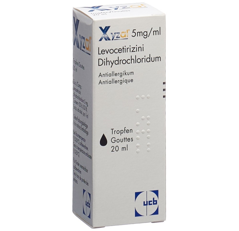 XYZAL gouttes fl 20 ml
