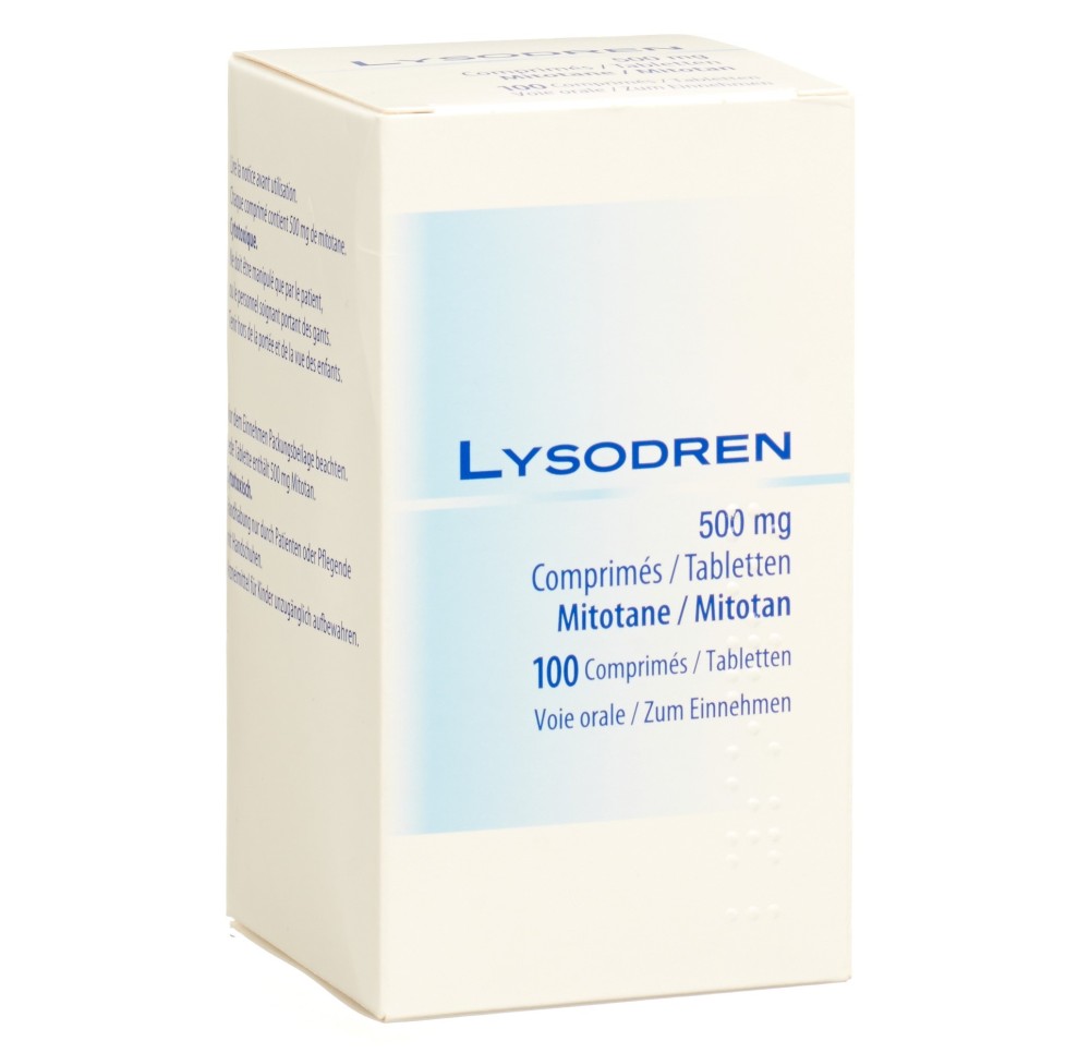 LYSODREN cpr 500 mg fl 100 pce