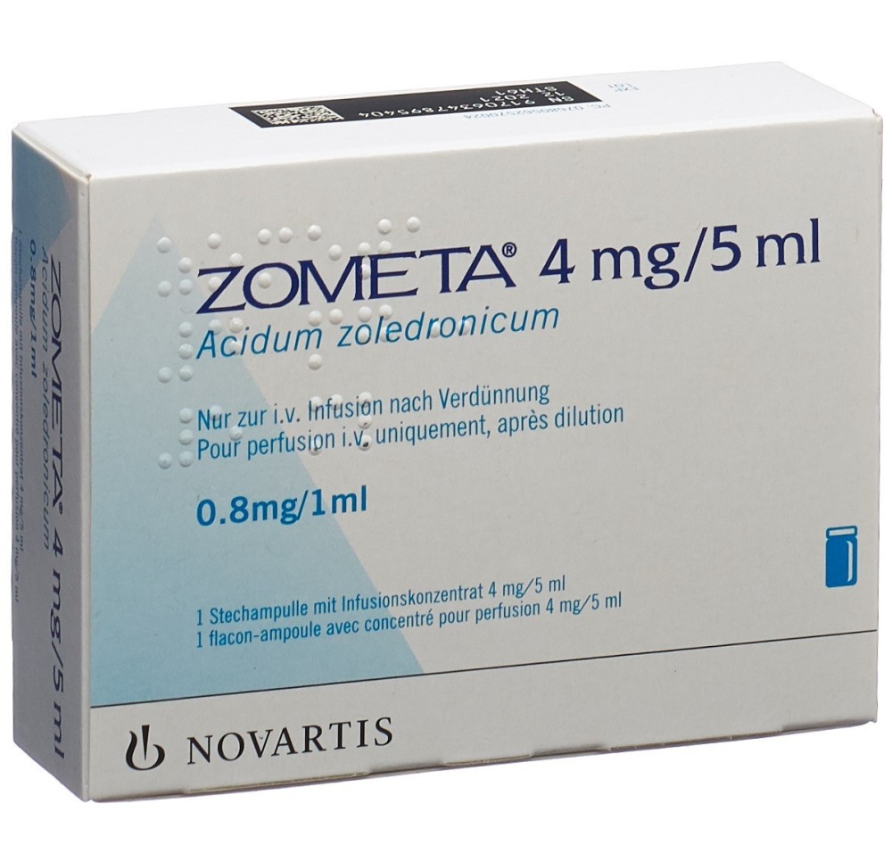 ZOMETA conc perf 4 mg/5ml flac 5 ml