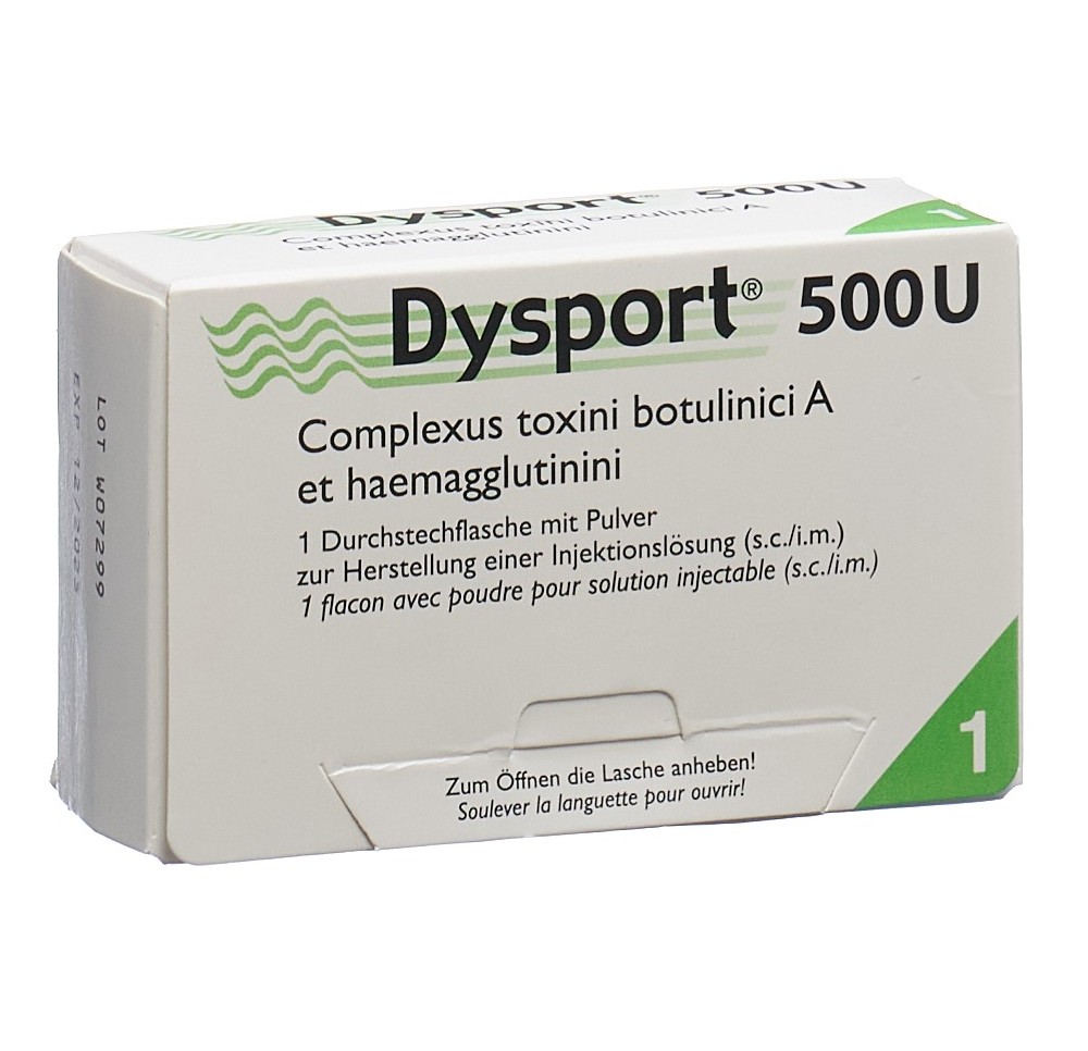 DYSPORT subst sèche 500 U flac
