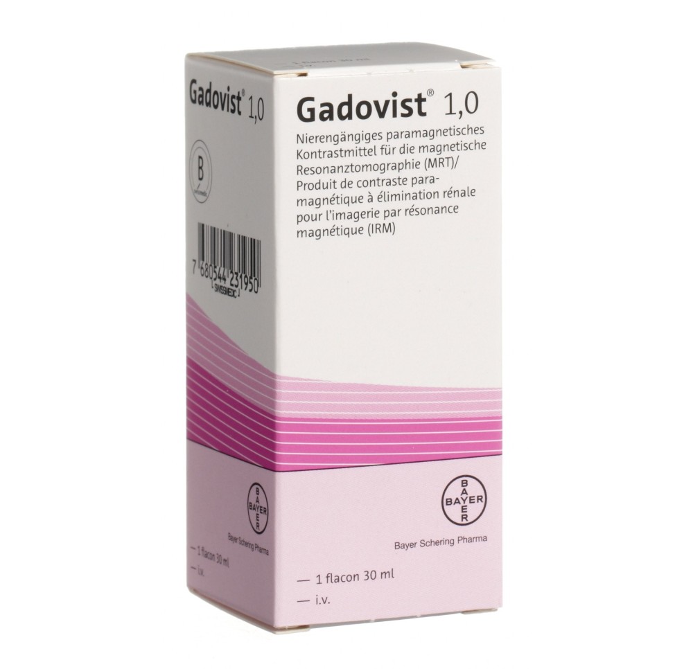 GADOVIST 1.0 sol inj 30ml flac 30 ml
