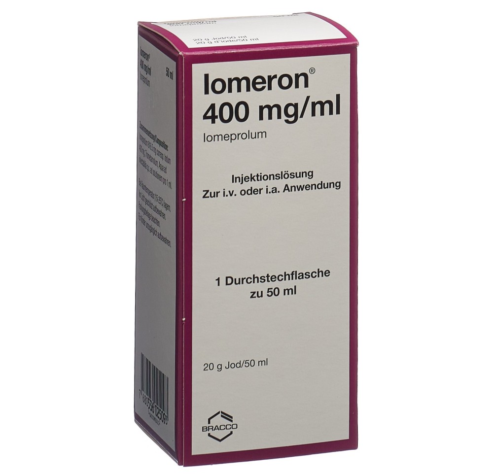 IOMERON sol inj 400 mg/ml 50ml fl