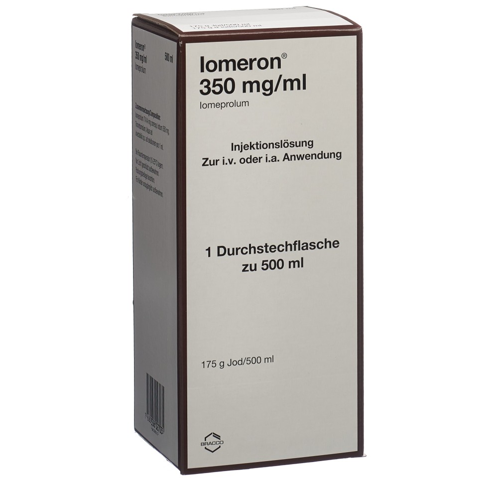 IOMERON sol inj 350 mg/ml 500ml fl