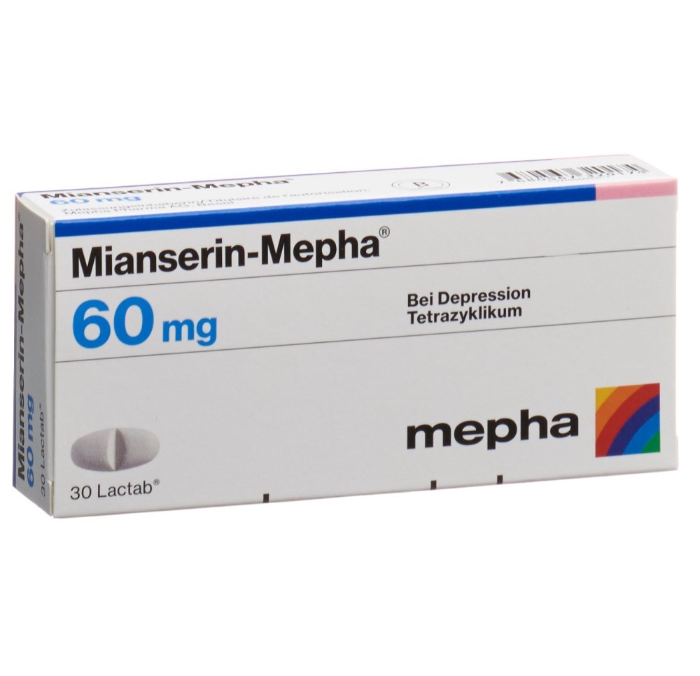 MIANSERIN Mepha Lactab 60 mg 30 pce