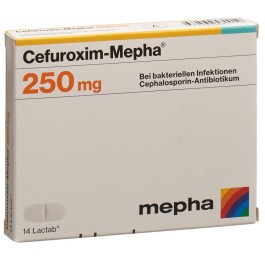 CEFUROXIM Mepha cpr pell 250 mg 14 pce