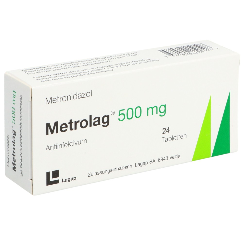 METROLAG cpr 500 mg 24 pce