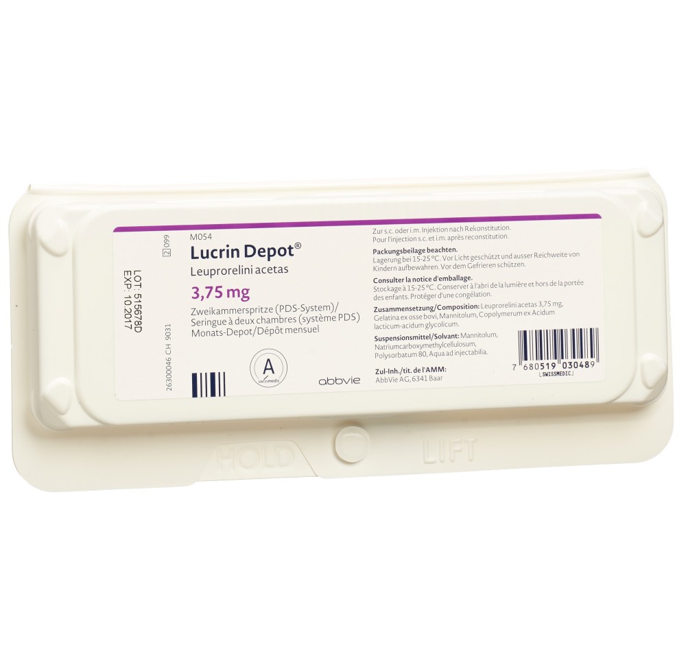 LUCRIN DEPOT PDS subst sèche 3.75 mg ser pré