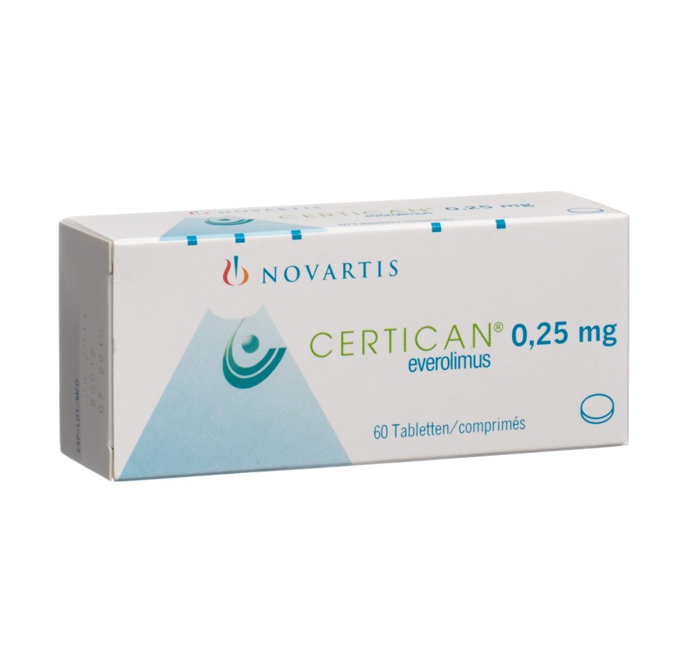 CERTICAN cpr 0.25 mg 6 x 10 pce
