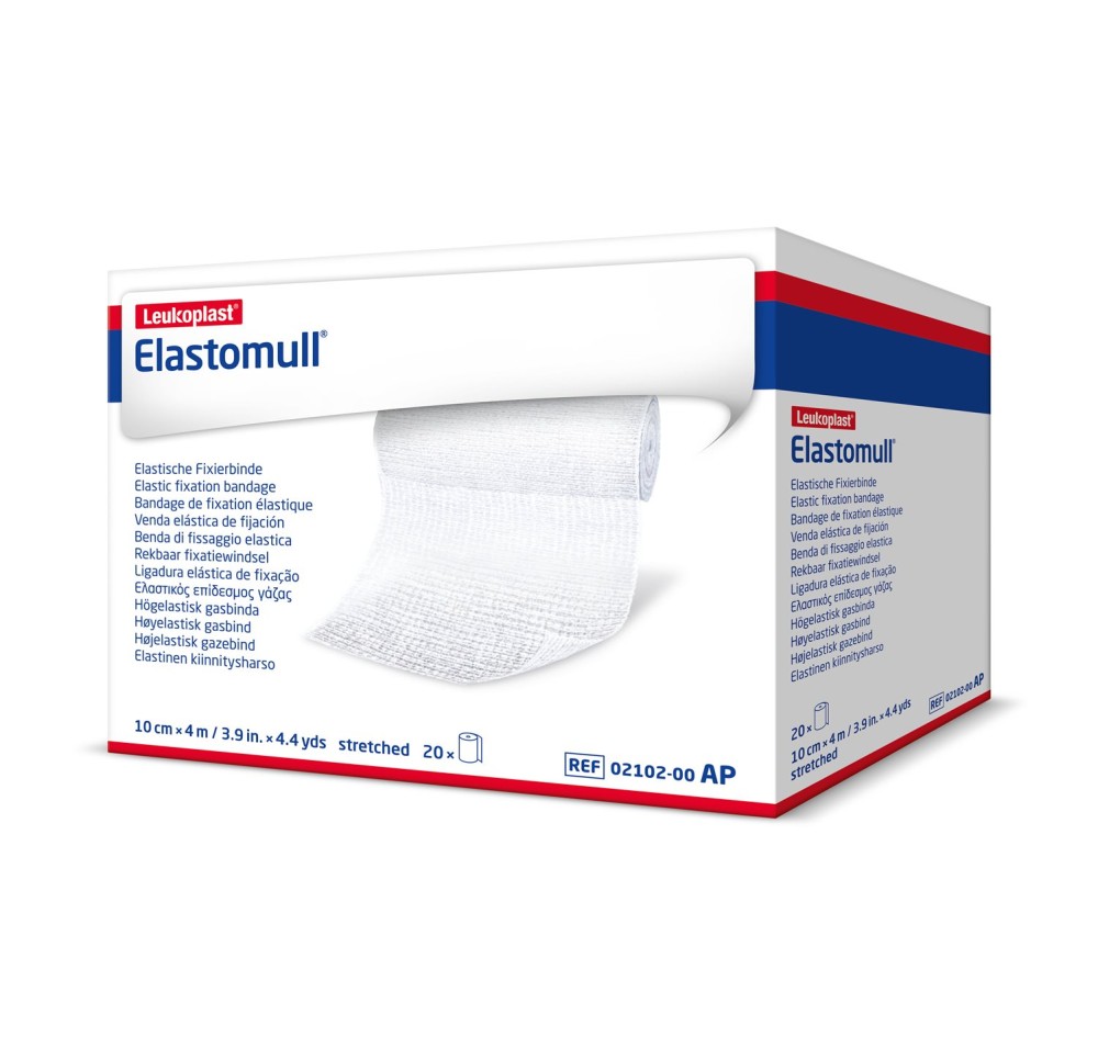 ELASTOMULL bande gaze blanche 4mx10cm 20 pce