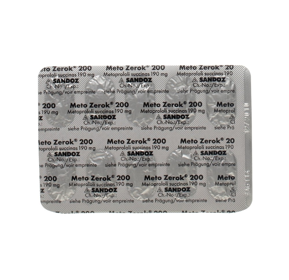 METO ZEROK cpr ret 200 mg 100 pce