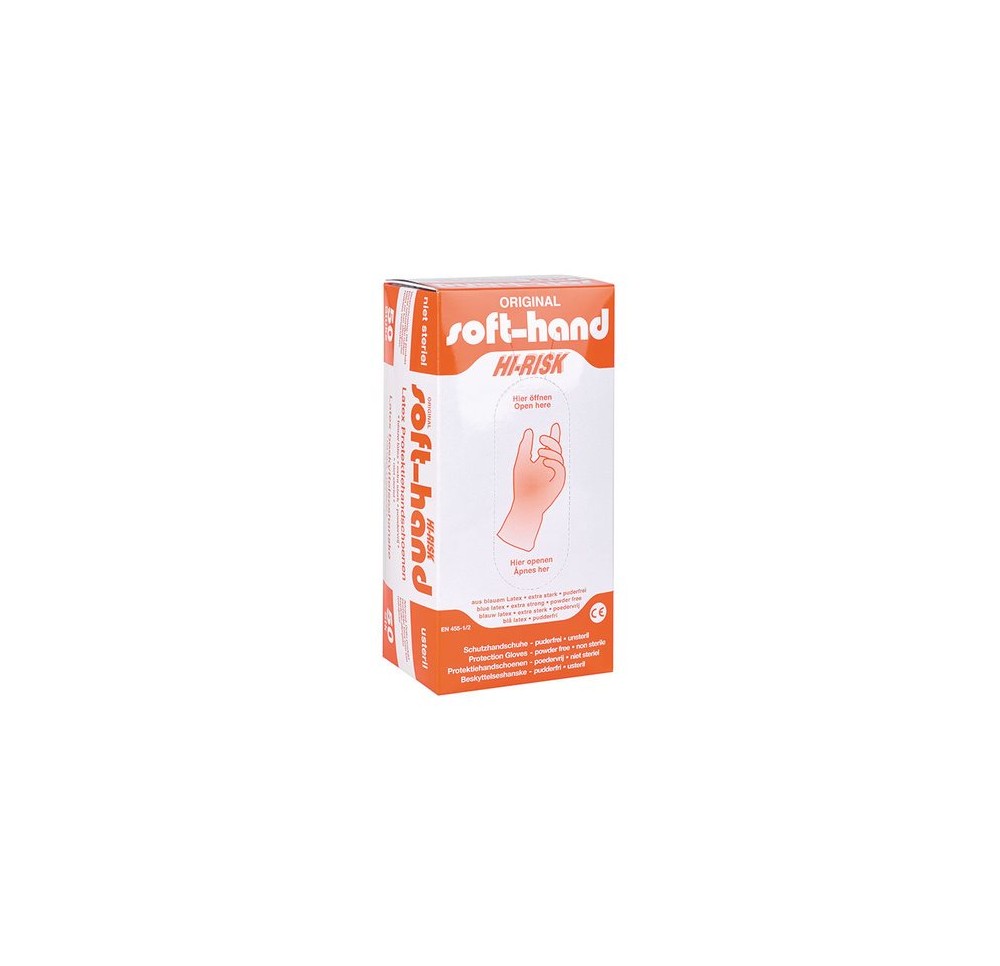 SERVOPRAX Soft-hand Hi-Risk gant M n pdr 50 pce