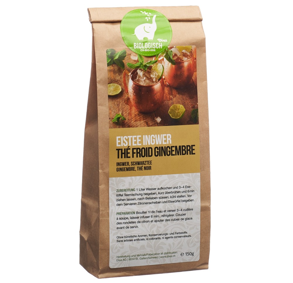 DIXA Ice Tea BIO gingembre 150 g