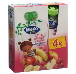 HERO Kids Smoothie pomme framb ban Quat 4 x 120 g