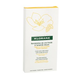 KLORANE Bandes dépilatoires visage 6 x 2 pce