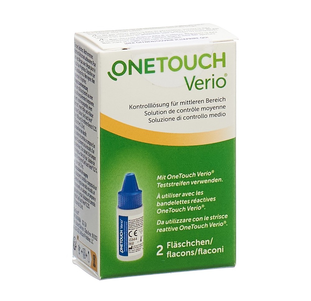 ONE TOUCH VERIO solution de contrôle 2 x 3.8 ml