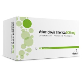 VALACICLOVIR Therica cpr pell 500 mg 42 pce