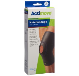 ACTIMOVE Sport Orthèse genou L rotule ouverte
