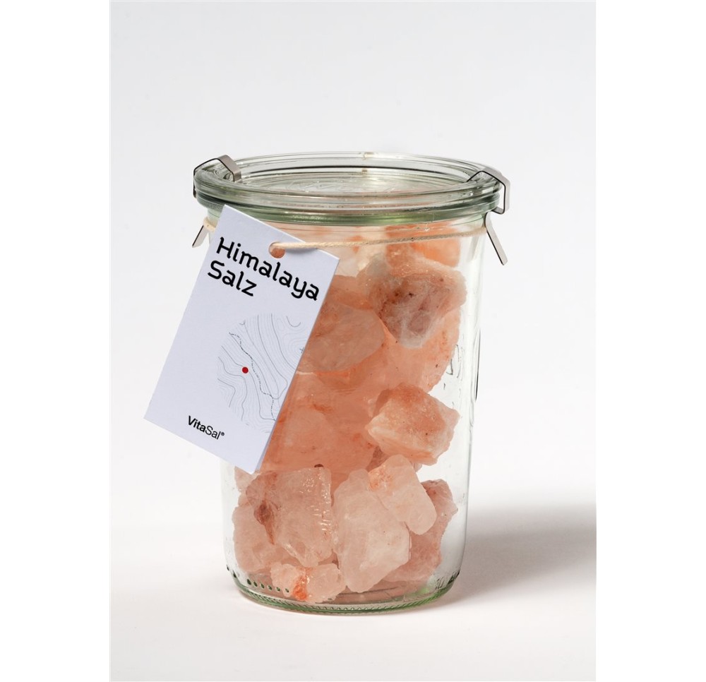 VITASAL cristaux sel Himalaya morceaux verre 700 g