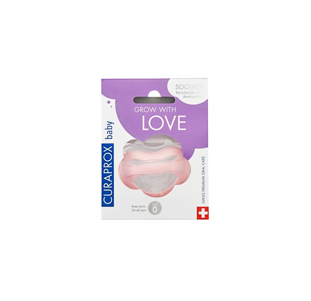 CURAPROX baby sucette Gr0 pink single