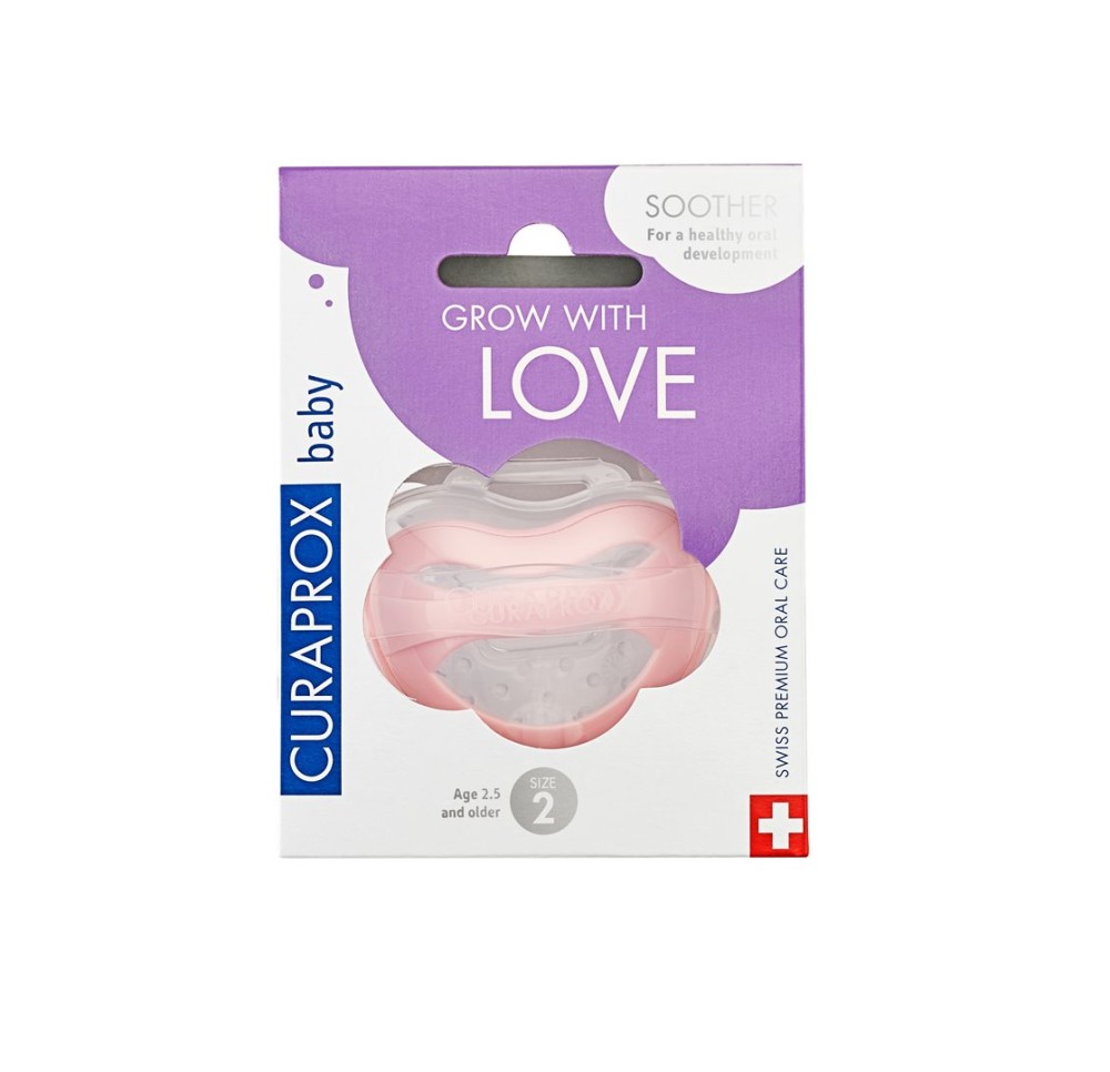 CURAPROX baby sucette Gr2 pink single