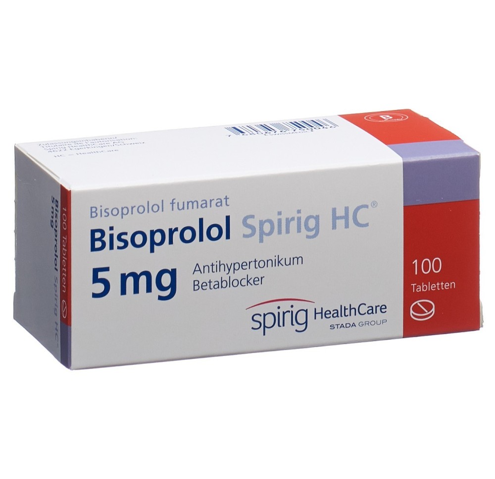 BISOPROLOL Spirig HC cpr 5 mg 100 pce