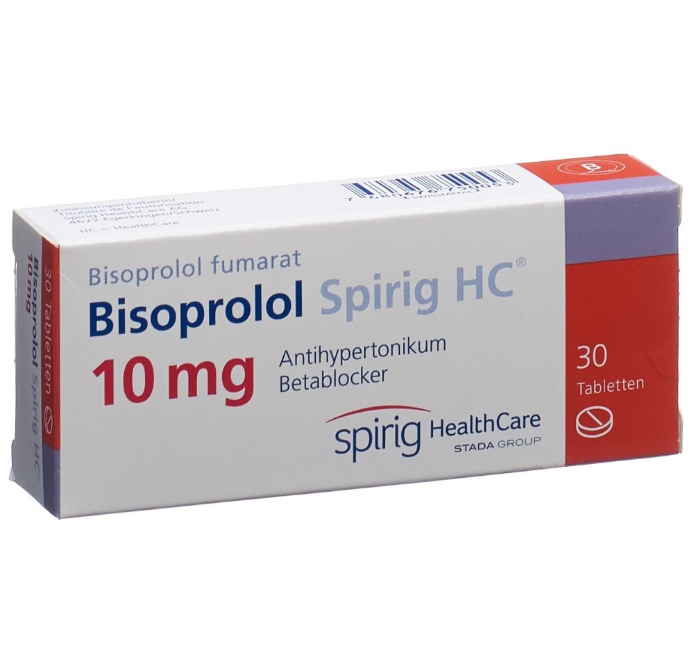 BISOPROLOL Spirig HC cpr 10 mg 30 pce