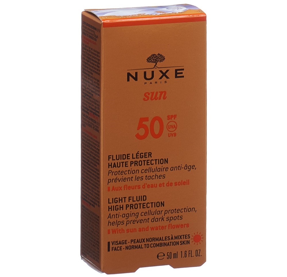 NUXE Sun Visage Haute Protection SPF50 lég 50 ml