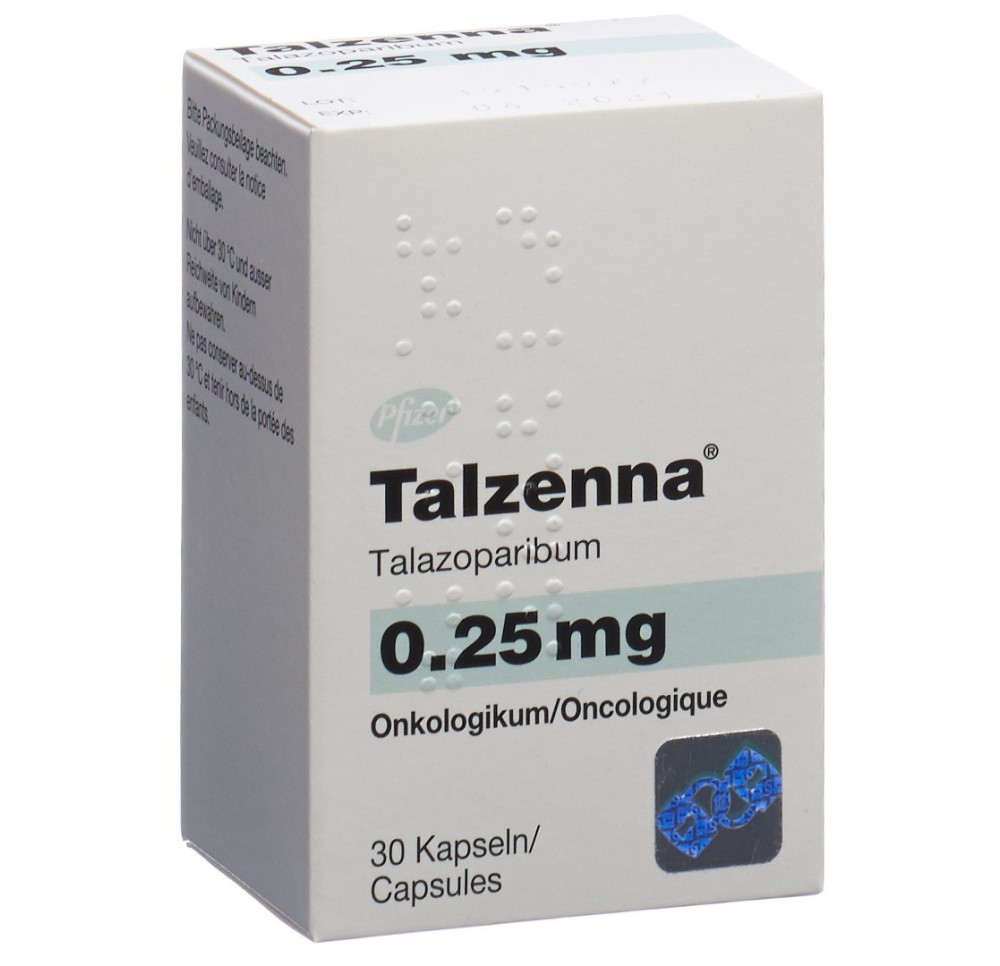 TALZENNA caps 0.25 mg bte 30 pce