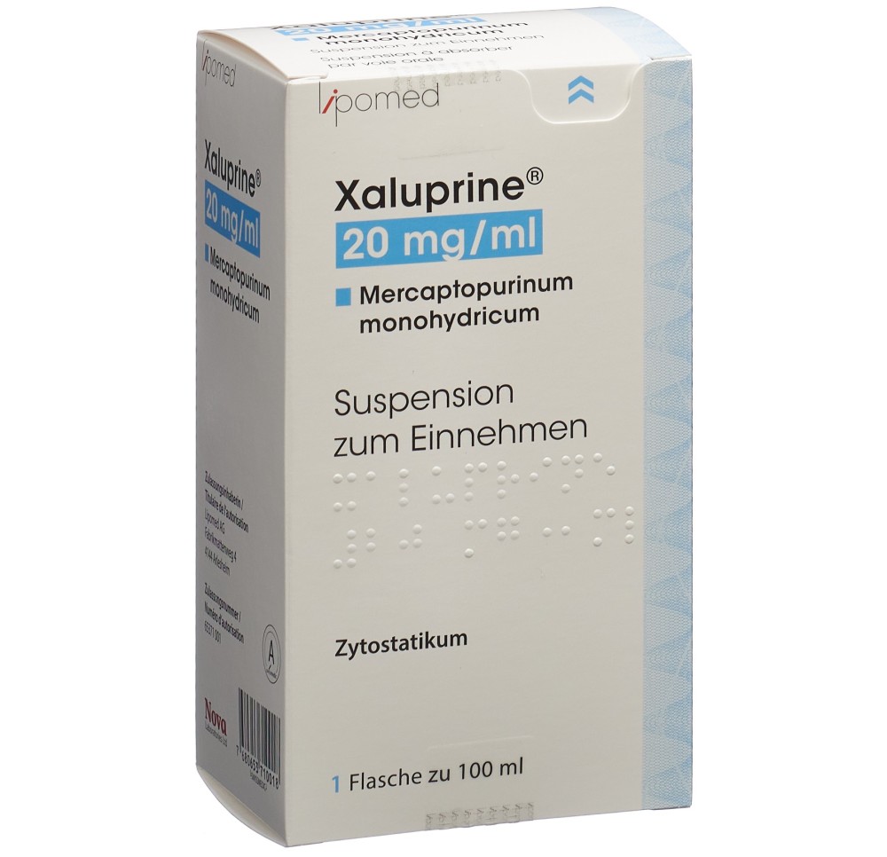 XALUPRINE susp 20 mg/ml fl 100 ml