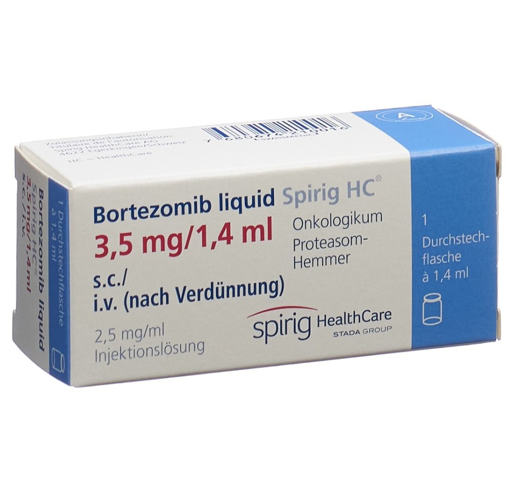 BORTEZOMIB LIQUID Spirig HC sol inj 3.5 mg/1.4ml