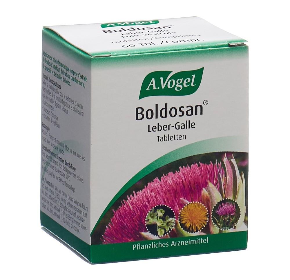 VOGEL Boldosan foie-vésicule cpr verre 60 pce
