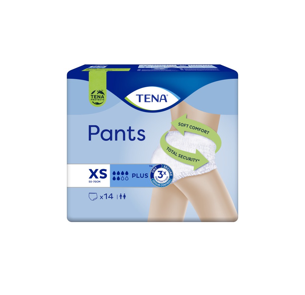 TENA Pants Plus XS 14 pce