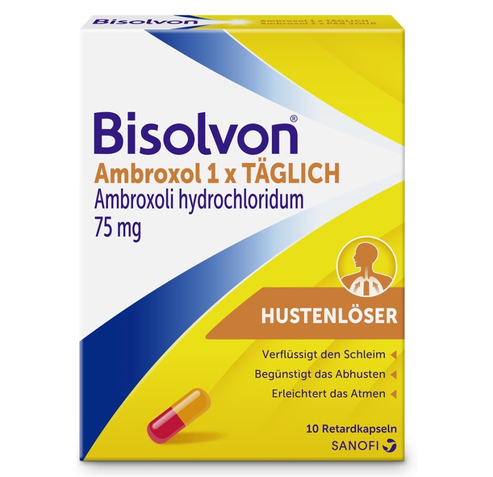 BISOLVON Ambroxol 1xPAR JOUR caps ret 75 mg 10 pce