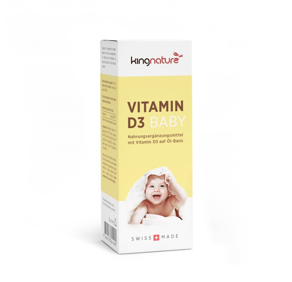 KINGNATURE VITAMIN D3 BABY 400 UI drops fl 30 ml