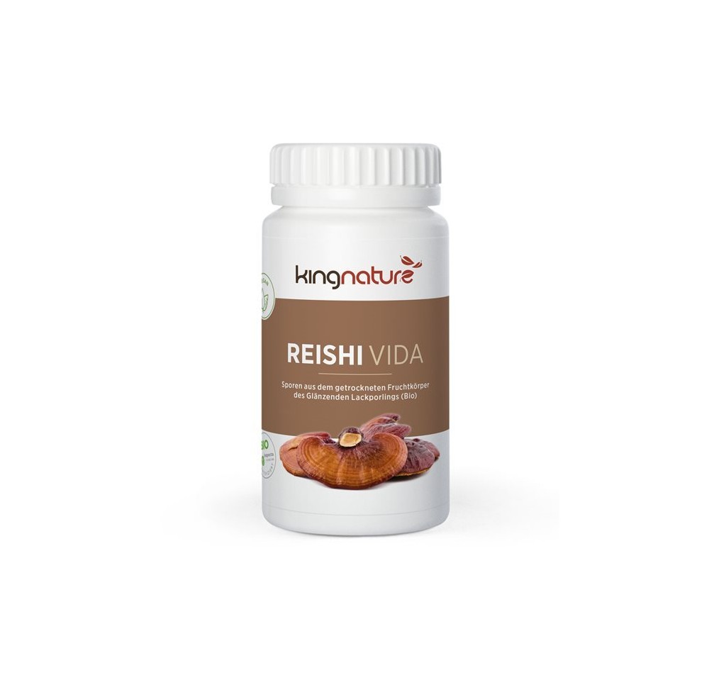 KINGNATURE REISHI VIDA caps 300 mg bio Spo 120 pce