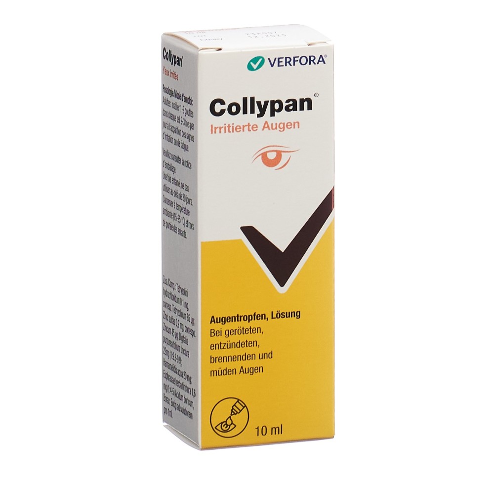 COLLYPAN yeux irrités gtt opht fl 10 ml