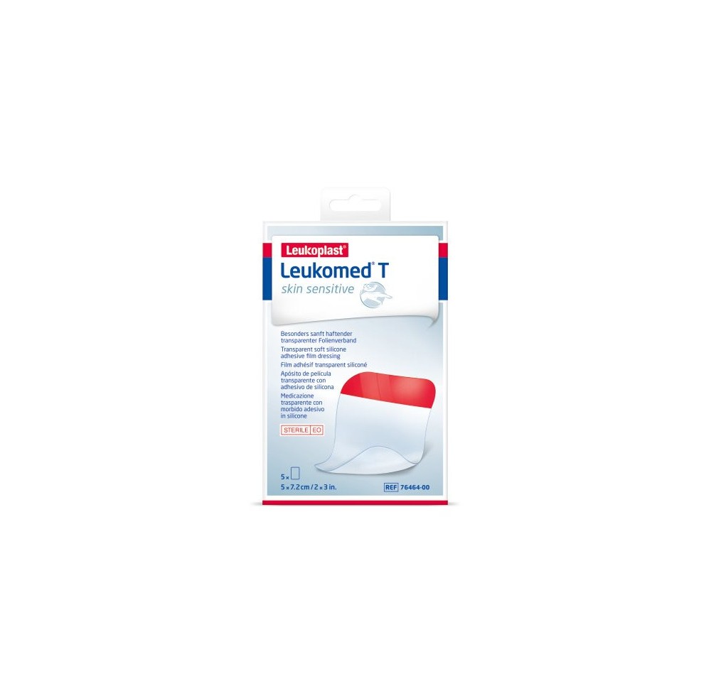 LEUKOMED T skin sensitive 5x7.5cm 5 pce