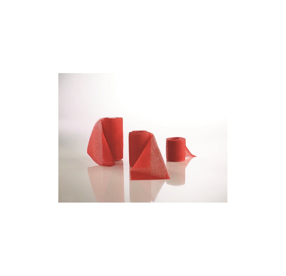 CELLACAST Xtra bande 7.5cmx3.6m rouge 10 pce