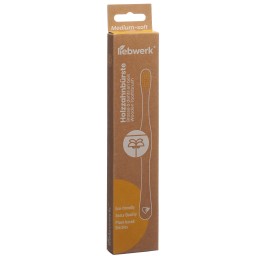 LIEBWERK Brosse à dents en bois Ricine Palm