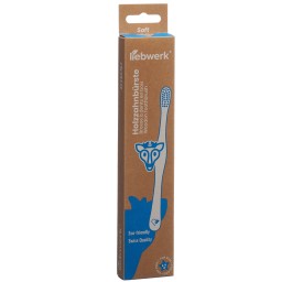 LIEBWERK Brosse à dents en bois Kids Deer
