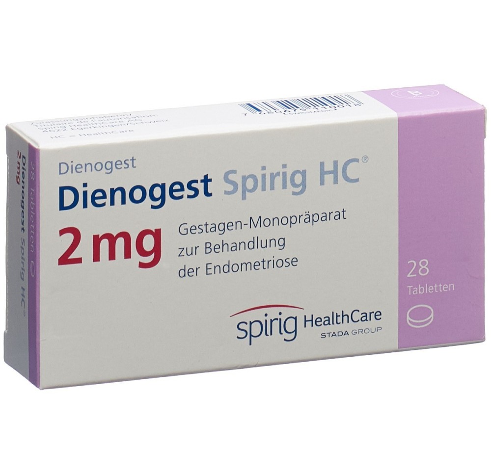 DIENOGEST Spirig HC cpr 2 mg 28 pce