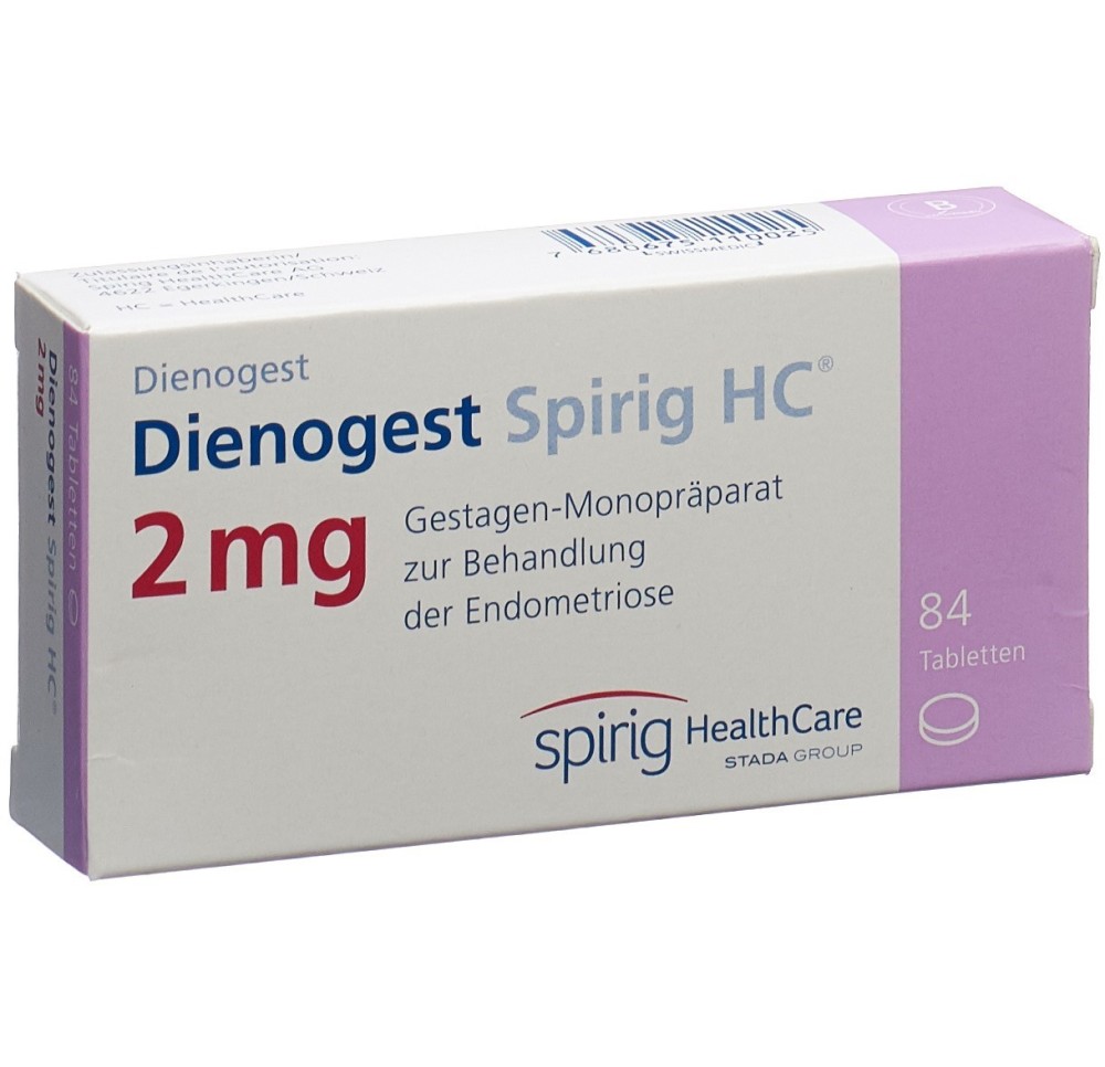 DIENOGEST Spirig HC cpr 2 mg 84 pce