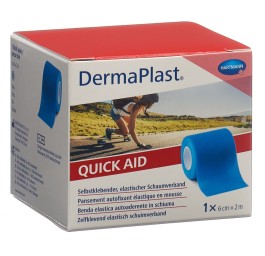 DERMAPLAST QuickAid 6cmx2m bleu