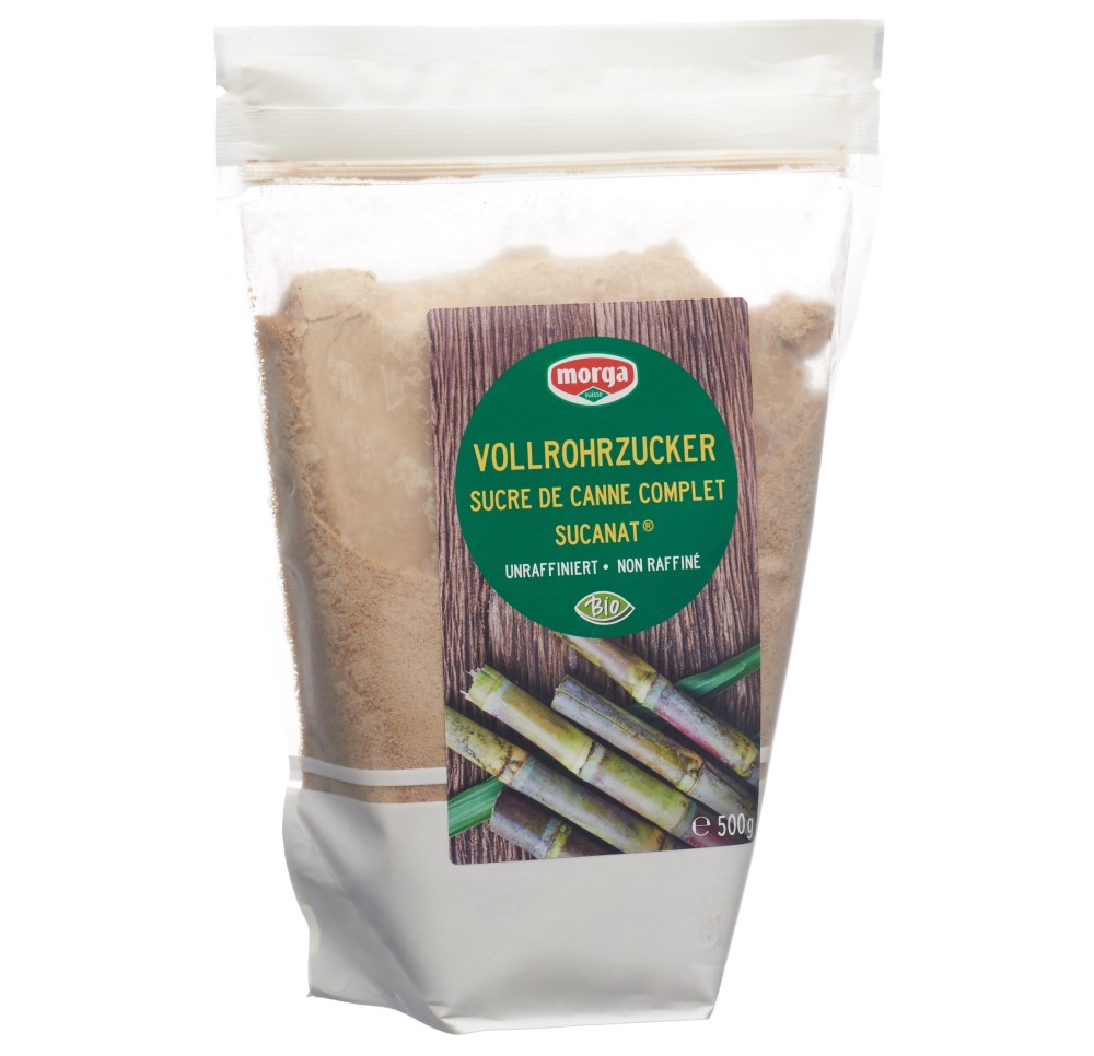 MORGA Sucanat sucre canne bio sach 500 g