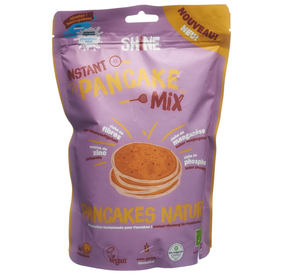 SHINE Instant Pancake Mix nature BIO 400 g