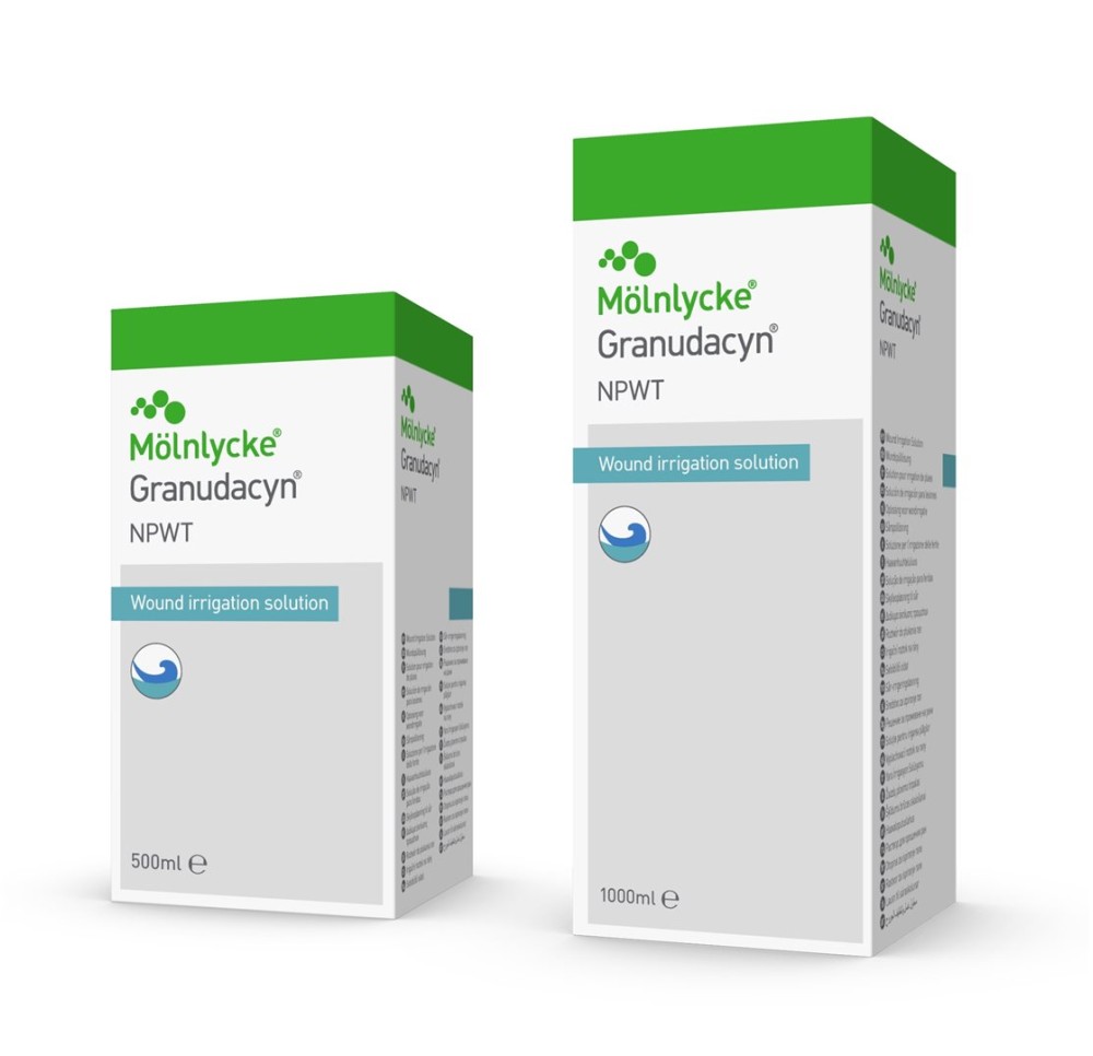 GRANUDACYN Solut irrigat plaies NPWT fl 500 ml