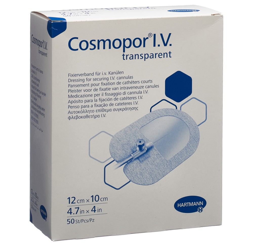 COSMOPOR I.V. 10x12cm transparent 50 pce